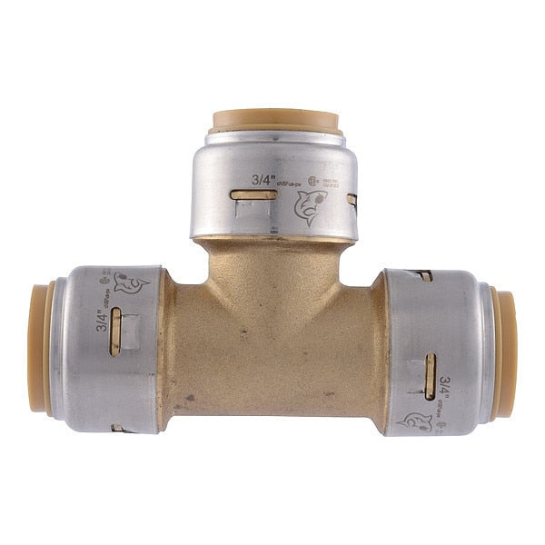 Union Tee, Potable Water, Brass, Push-Fit