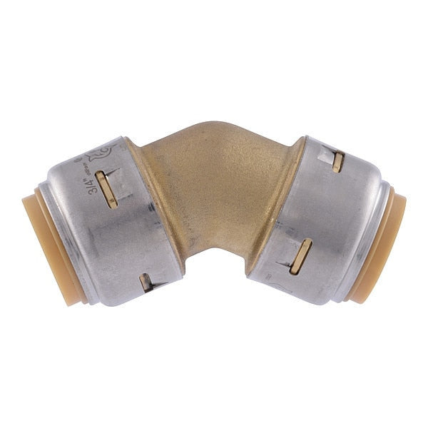Elbow, Potable Water, Push-Fit, Brass