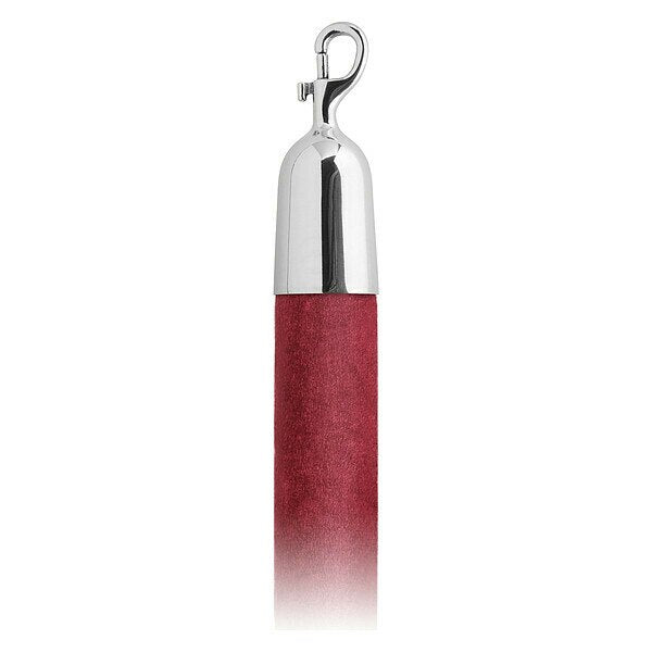 Barrier Rope, Crimson, Velour, 6 ft. L