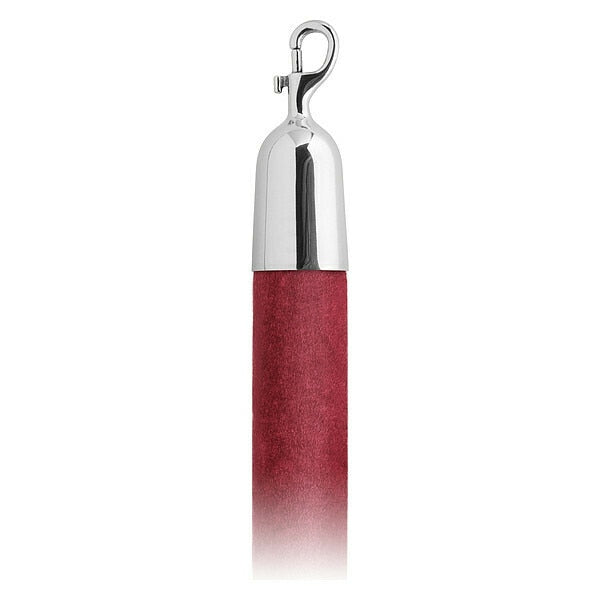 Barrier Rope, Crimson, Velour, 4 ft. L