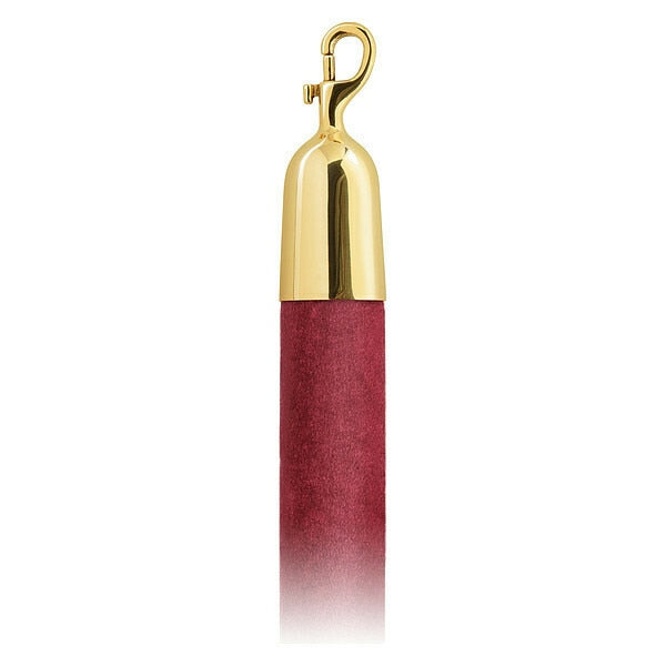 Barrier Rope, Crimson, Velour, 4 ft. L