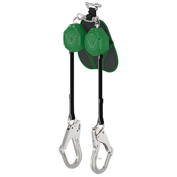 Self-Retracting Lifeline, 6 ft L, 2Legs
