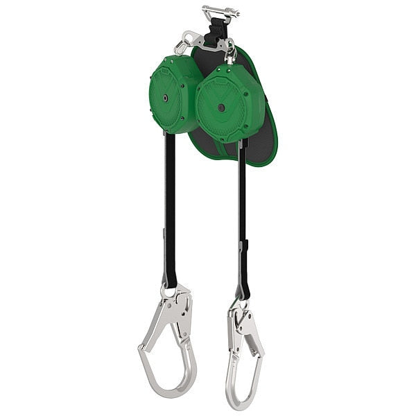Self-Retracting Lifeline, 10 ft L, 2Legs
