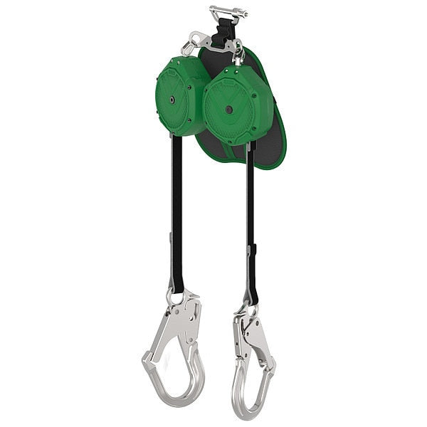 Self-Retracting Lifeline, 10 ft L, 2Legs