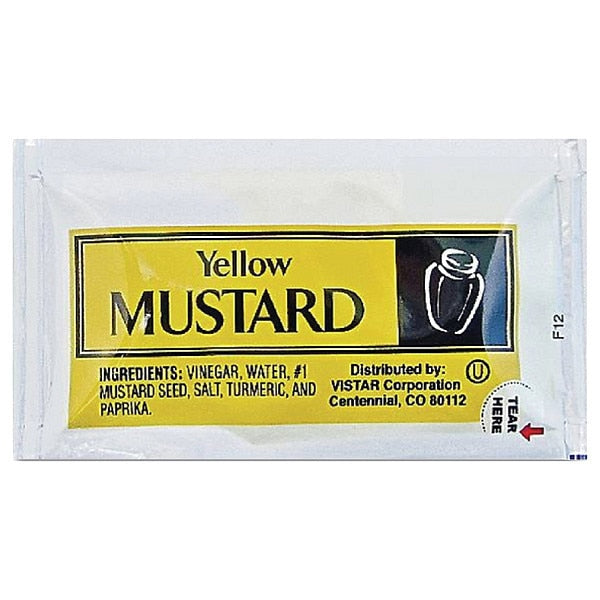 Mustard, 0.16 oz, 200 Ct, PK200