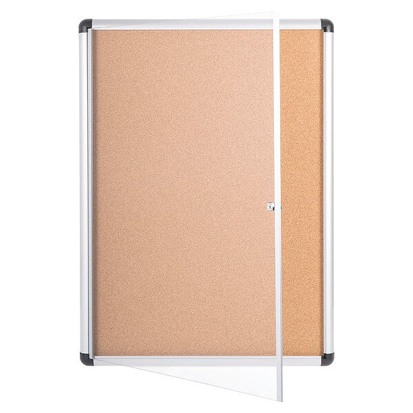 Enclosed Cork Bulletin Board 31-7/64