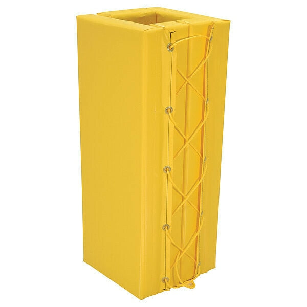 Column Protector, Yllw, 36inH, 13inW, Square