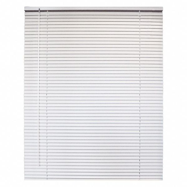 Aluminum Cordless Mini Blind, White