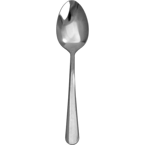 Dessert Spoon, 7 in L, Silver, PK12