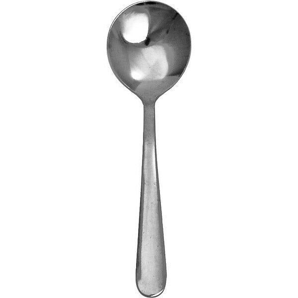 Bouillon Spoon, 5 3/4 in L, Silver, PK36
