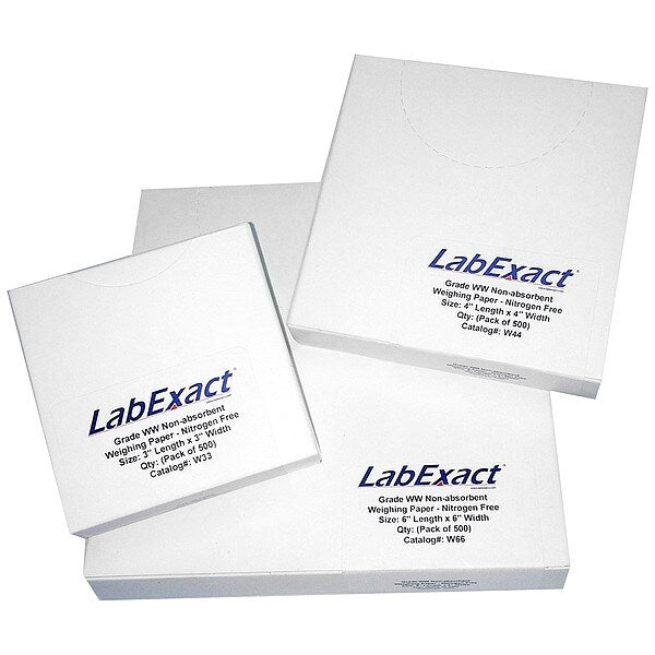 Weighing Paper, 3 In. L, 3 In. W, PK500