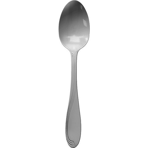 Teaspoon, 6 1/8 in L, Silver, PK12