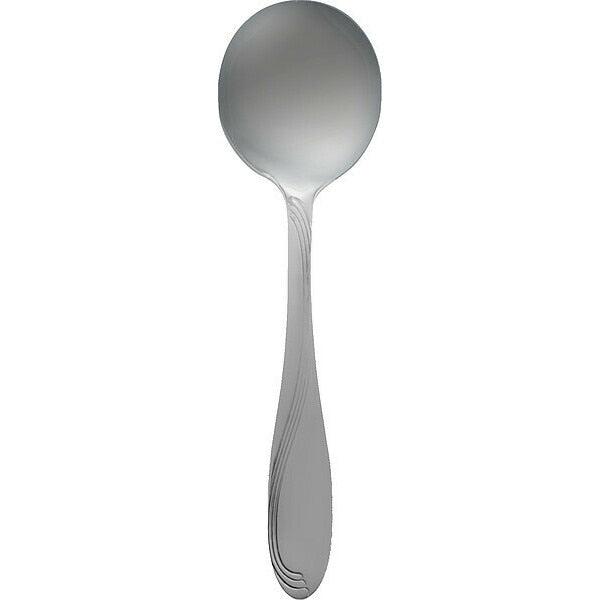 Bouillon Spoon, 5 7/8 in L, Silver, PK12