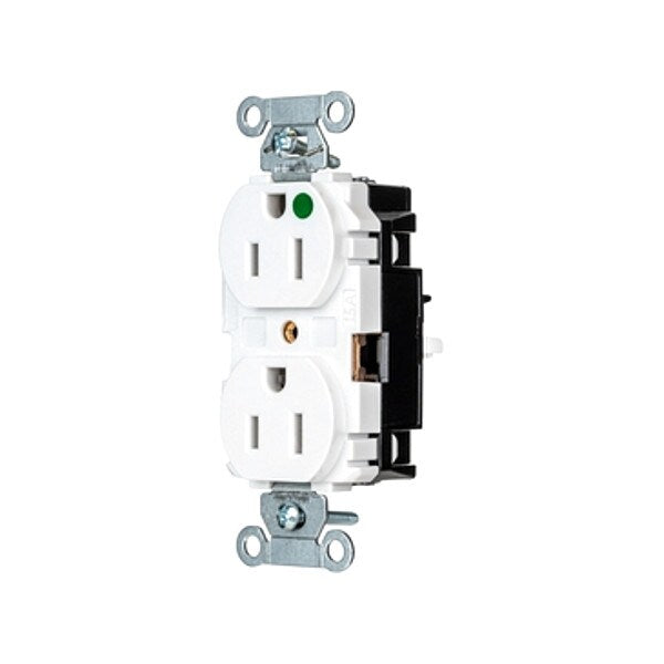 Receptacle, 1/2 hp, 125V AC, NEMA 5-15R