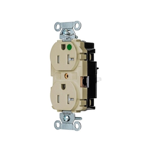 Receptacle, 1 hp, 125V AC, NEMA 5-20R