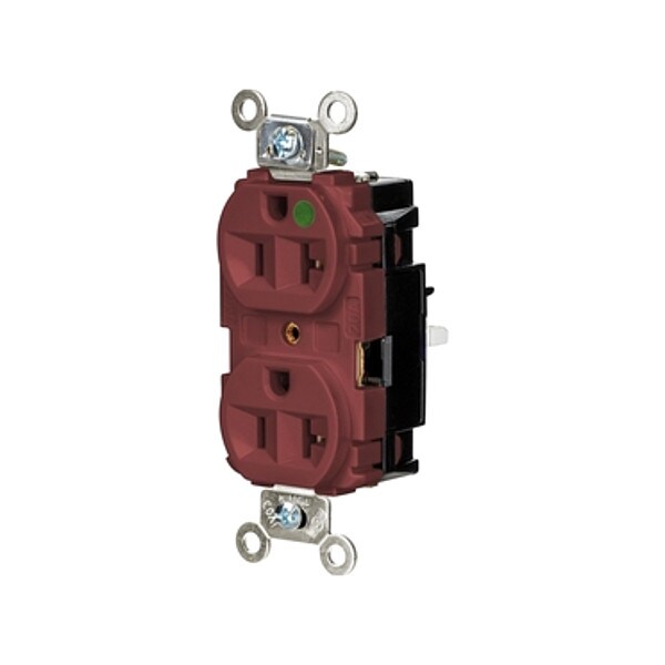 Receptacle, 1 hp, 125V AC, NEMA 5-20R