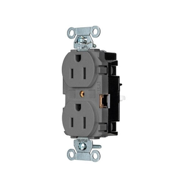 Receptacle, 1/2 hp, 125V AC, NEMA 5-15R