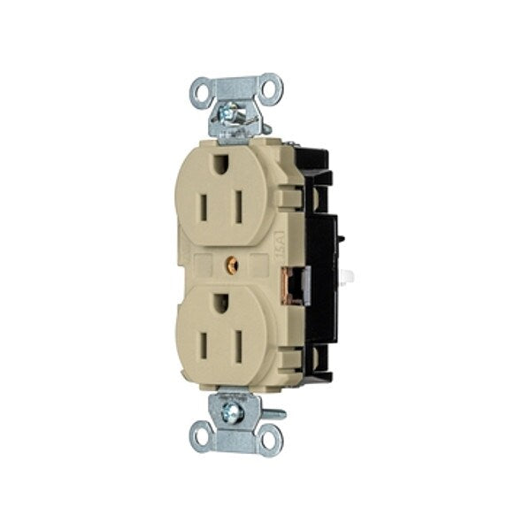 Receptacle, 1/2 hp, 125V AC, NEMA 5-15R