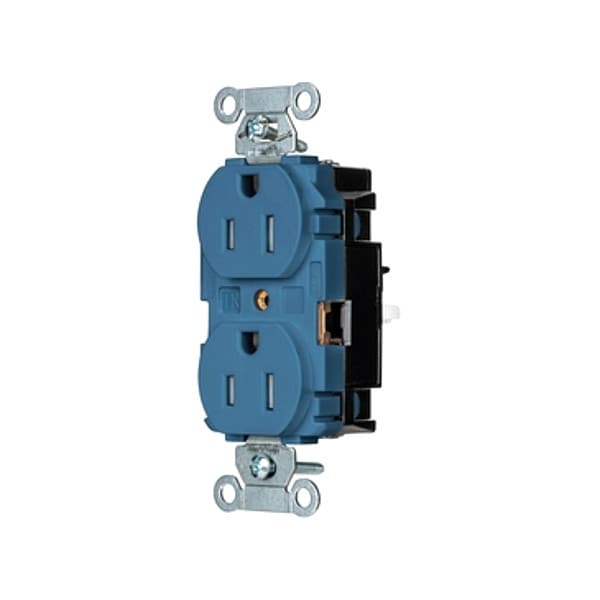 Receptacle, 1/2 hp, 125V AC, NEMA 5-15R