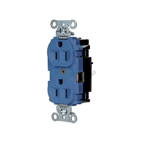 Receptacle, 1/2 hp, 125V AC, NEMA 5-15R