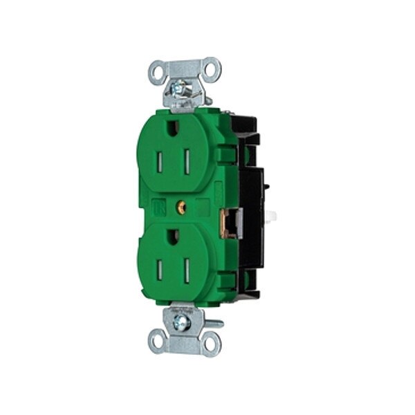 Receptacle, 1/2 hp, 125V AC, NEMA 5-15R