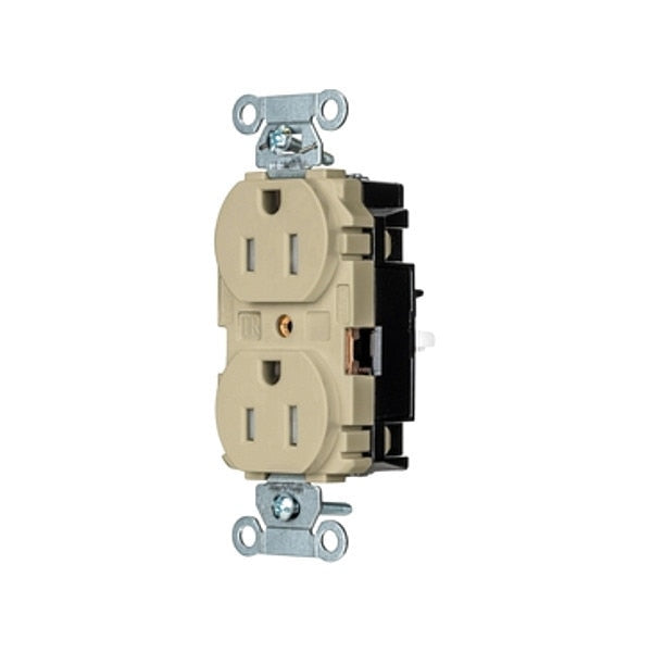 Receptacle, 1/2 hp, 125V AC, NEMA 5-15R