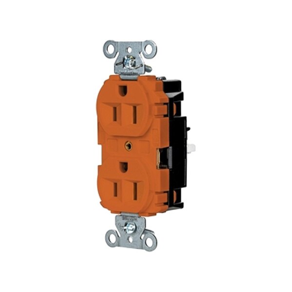 Receptacle, 1/2 hp, 125V AC, NEMA 5-15R