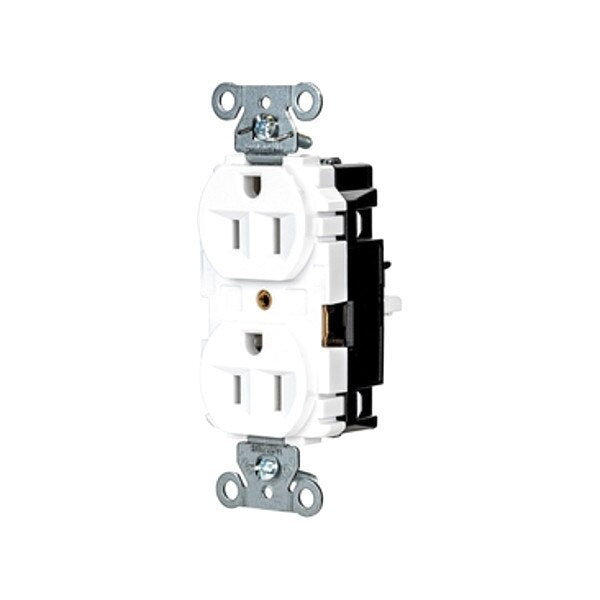 Receptacle, 1/2 hp, 125V AC, NEMA 5-15R