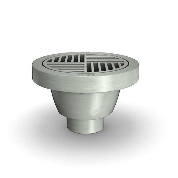 FS8 Round Nickel Bronze Frame, Full Grate, and Hardware