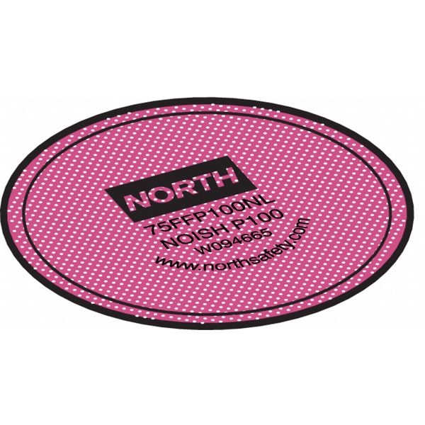 Filter, Threaded, P100, Nuisance Level OV AG OZ, Magenta, 2 PK, NIOSH