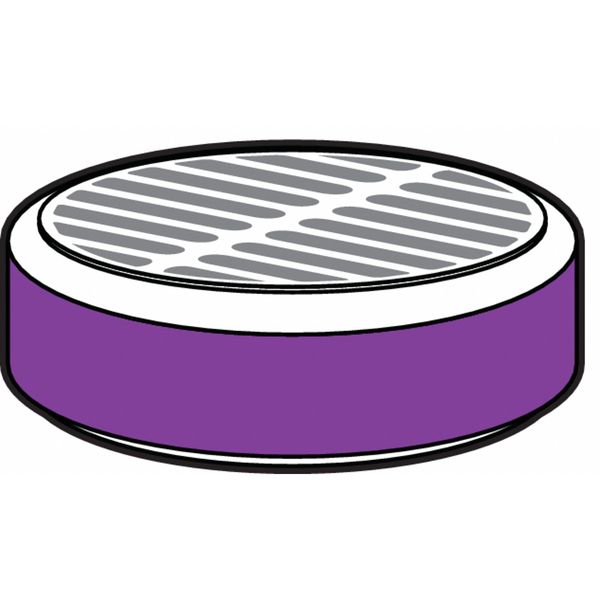 Filter, Snap On/Off, P100, Magenta, 10 PK, NIOSH