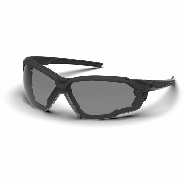 Safety Glasses, Gray Polycarbonate Lens