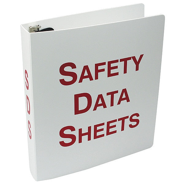 Binder, Red/White, 10-5/8 in. W, English