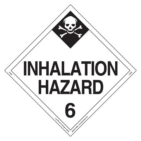 DOT Container Placard, Vinyl, PK25