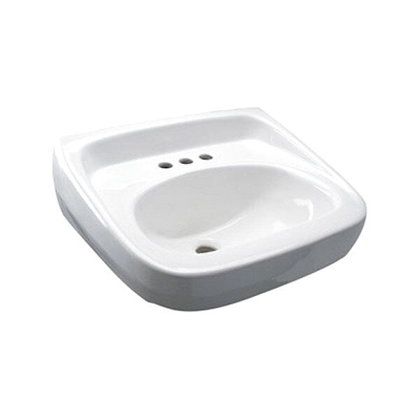 21 1/2 in W x 18 in L x 20 in H, Wall Mount, Vitreous china