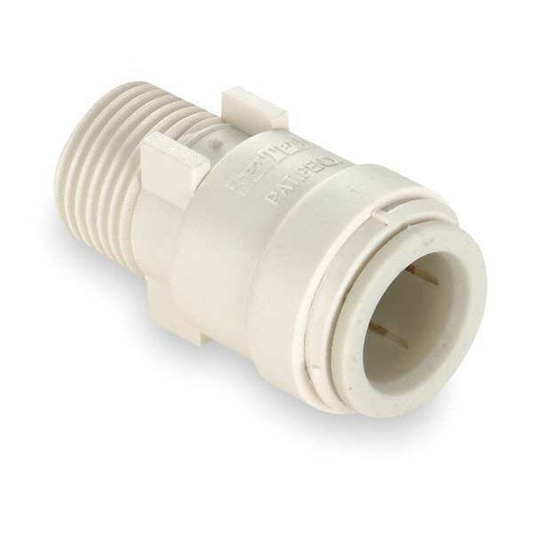 Polysulfone Male Adapter, 1/2 in Tube Size