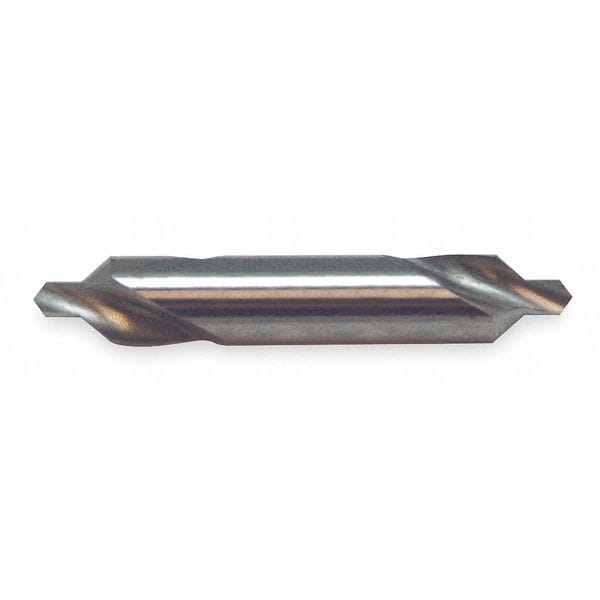 Drill/Countersink, #4, OAL 6 In, 90 Deg.
