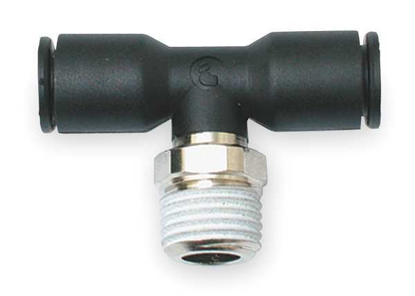 Male Branch Tee, 6mmODx1/8 NPT, PK10