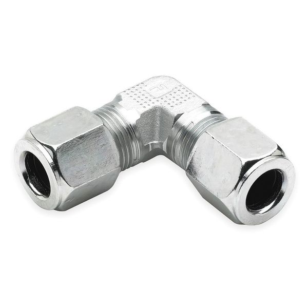 Union Elbow, Zinc Pltd Steel, Comp, 1/2In