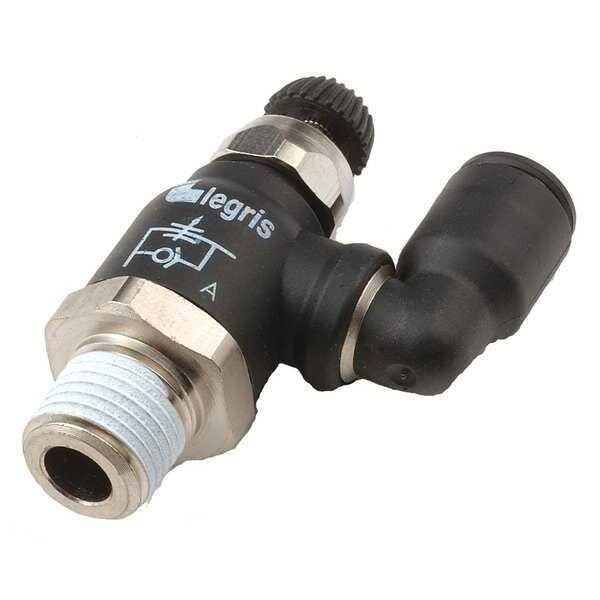 Flow Control Regulator, Tube Sz 1/4 In