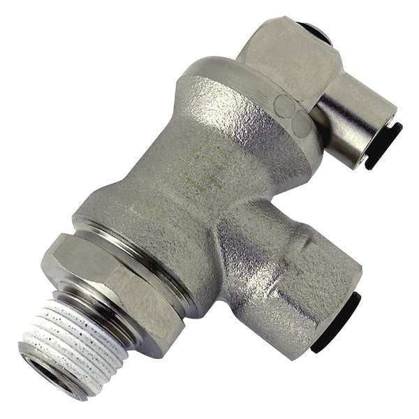 Lockout Valve, Tube Sz 1/4 In, Brass