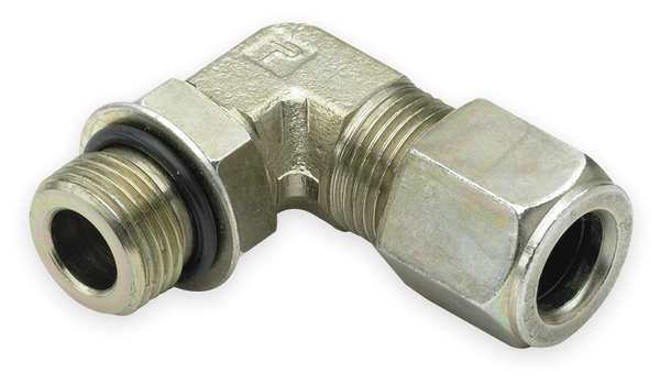 Elbow, Zinc Stl, CompxSAE, 1/4x7/16-20In