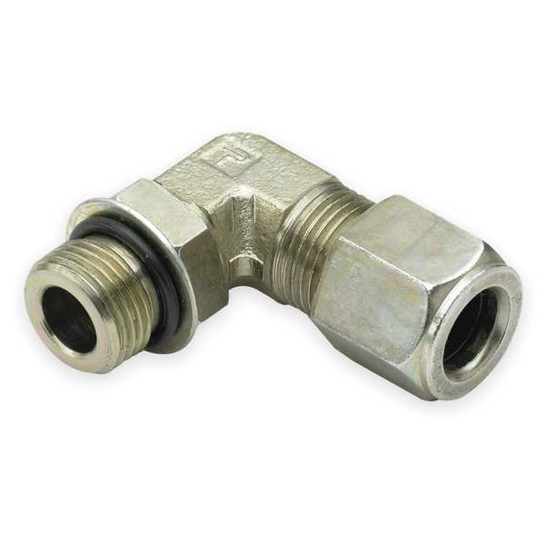 Strt Elbow, Znc Stl, CompxSAE, 3/8x3/4-16In