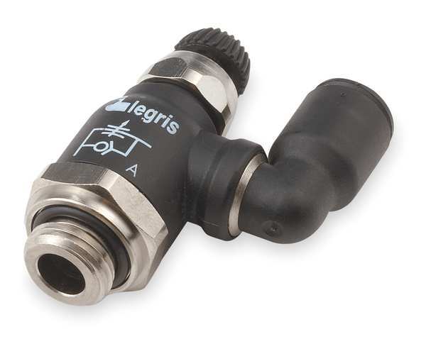 Flow Control Regulator, Tube Sz 1/8 In