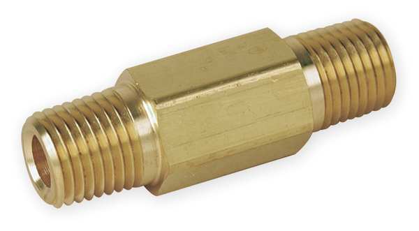 Brass Pipe Fitting, MNPT x MNPT, 1/2