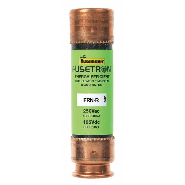 Fuse, Time Delay, 4-1/2A, FRN-R Series, 250V AC, 125V DC, 2
