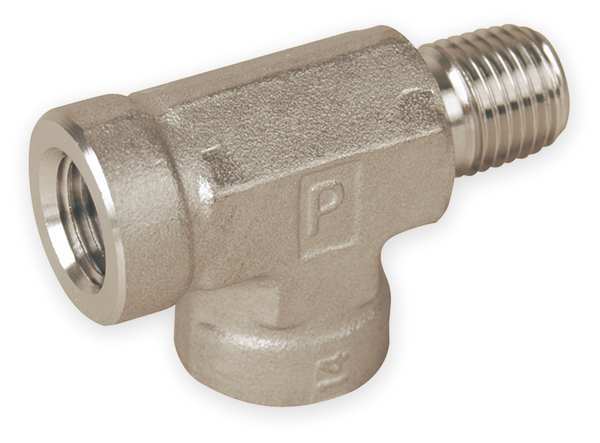 Street Tee, Carbon Steel, 3/8 In, FNPT
