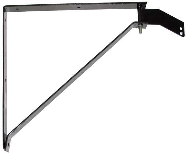 Wall Mount Bracket, Steel, Black