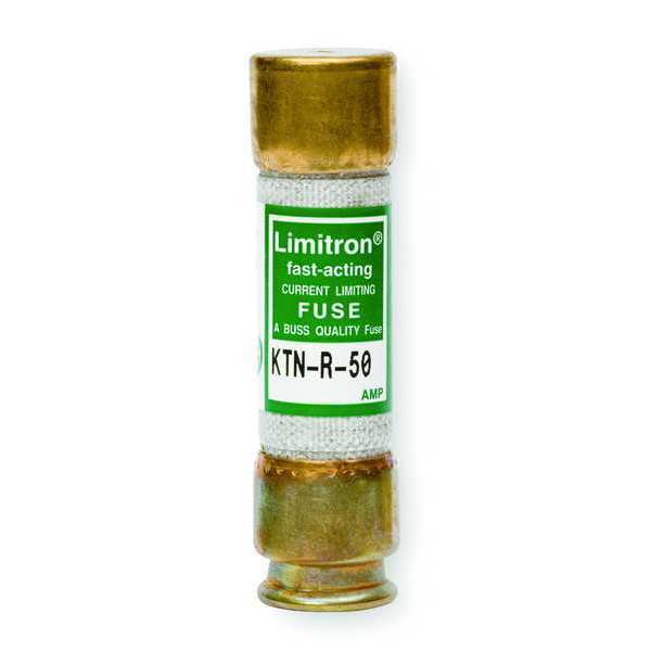 Fuse, Fast Acting, 50A, KTN-R Series, 250V AC, 250V DC, 8-5/8
