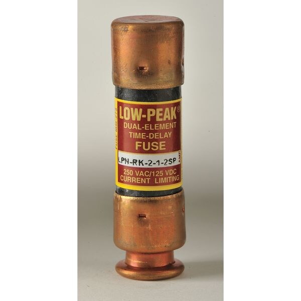 Fuse, Time Delay, 2-1/2A, LPN-RK-SP Series, 250V AC, 125V DC, 2